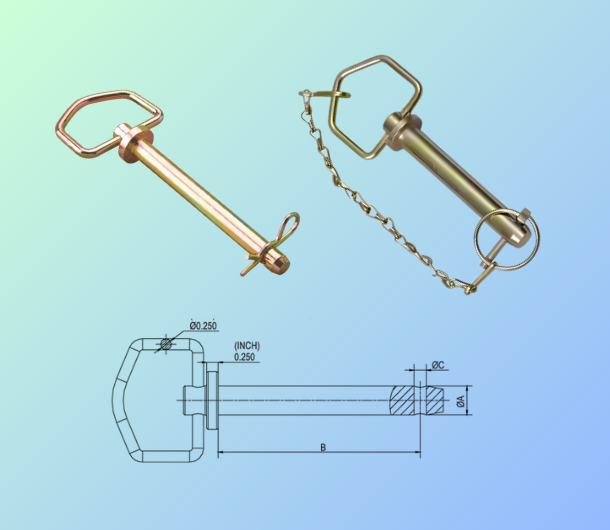 HITCH PIN (TEMPLE HANDLE)